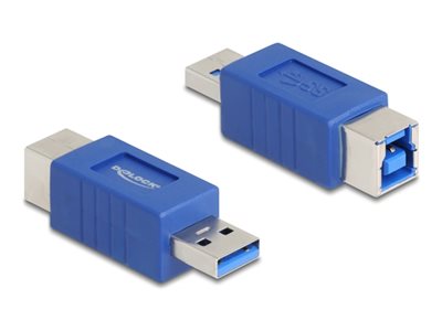 DELOCK Adapter 5Gbps USB Typ-A - Typ B Buchse gekreuzt Adapter