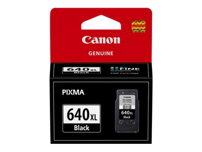 Canon PG-640XL High Yield black original ink Product shot Front 79200