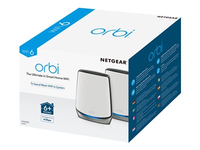 NETGEAR Orbi AX6000 Wifi System - RBK852-100EUS