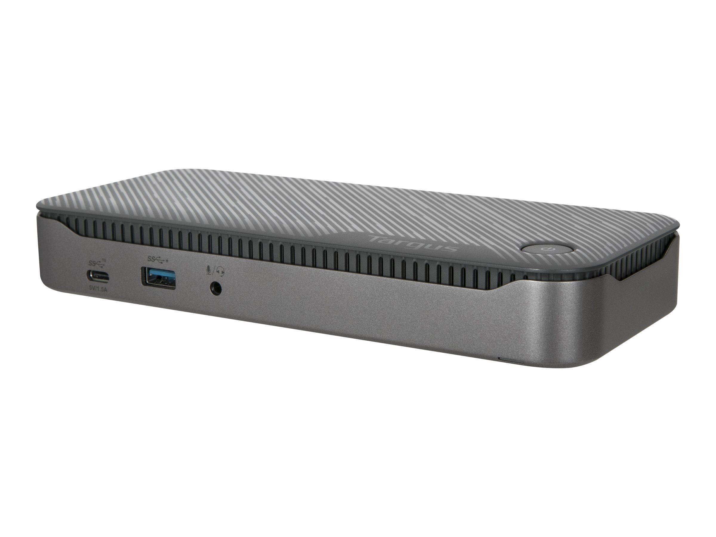 Targus docking station USB-C 3.2 Gen 2 2 x HDMI 2 x DP Product shot Right-angle 80000