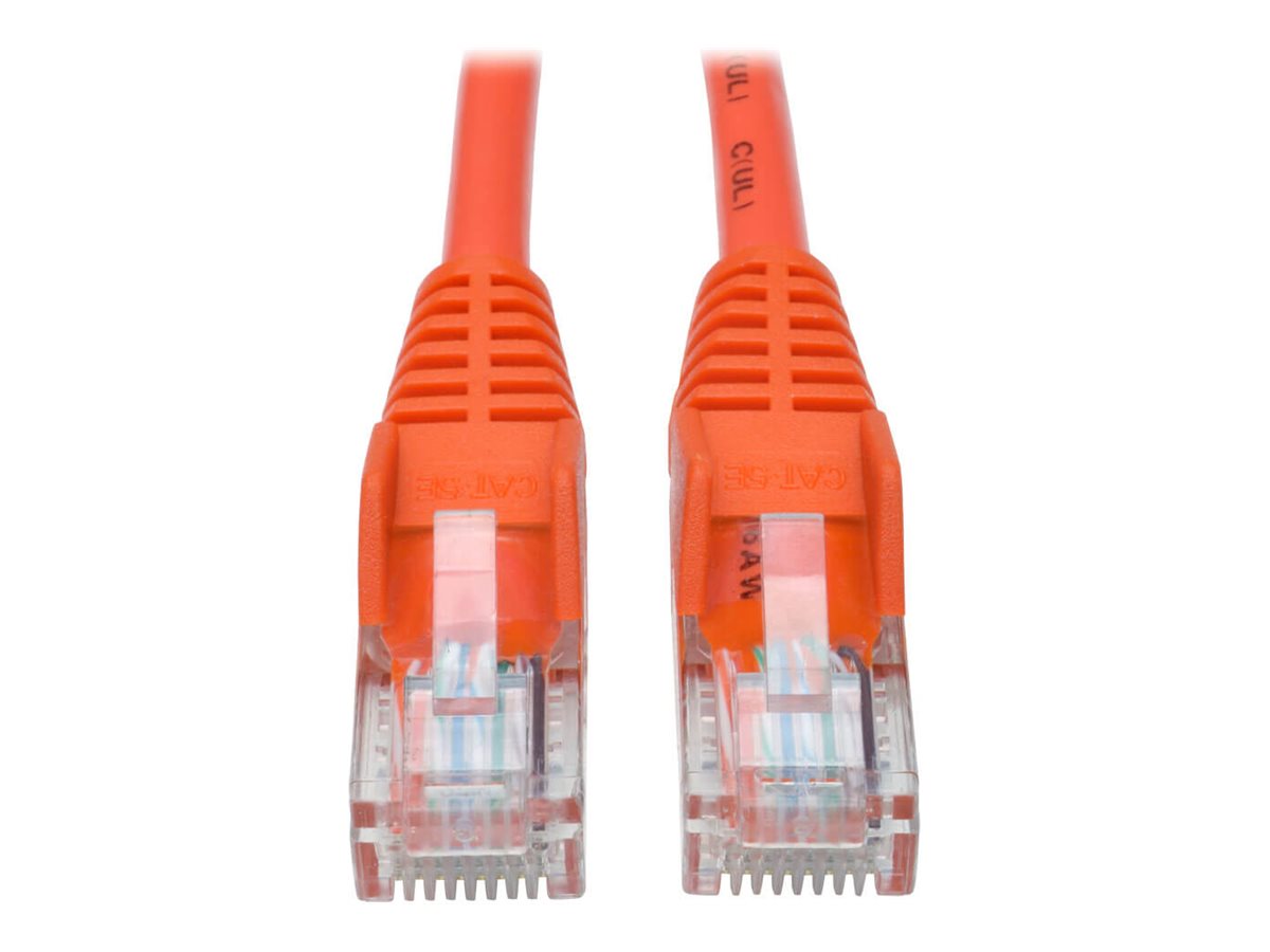 Tripp Lite 5ft Cat5 Cat5e Snagless Molded Patch Cable UTP Orange RJ45 M/M