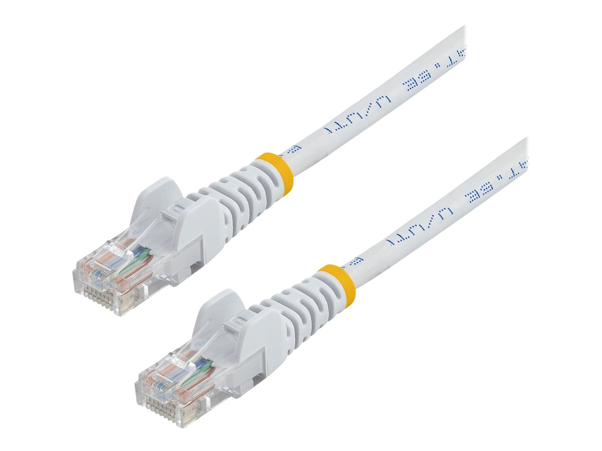 0.5m White Snagless Cat5e Patch Cable