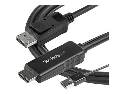 HDMI to DisplayPort Cable - HDMI to DP Adapter - Active Cable