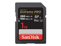SanDisk Extreme Pro SDXC UHS-II Memory Card 1TB 280MB/s