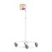Compulocks iPad 10th-11th (A16) Gen Space Enclosure Medical Rolling Cart Extended White