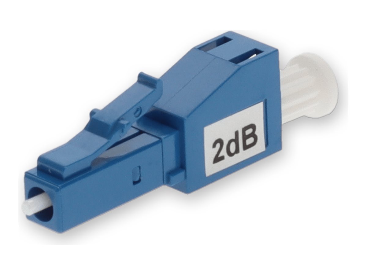 2PK LC MALE TO LC FEMALE 2DB OS1 SMF PATCH FIBER ATTENUATOR