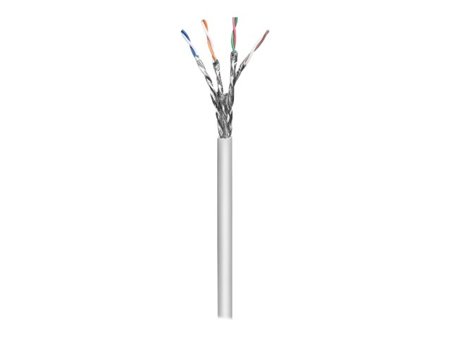 Intellinet Network Bulk Cat7a Cable, 22 AWG, Solid Wire, Grey, 305m, S/FTP, LSZH, CPR-Dca Rated, Drum CAT 7a SFTP, PiMF 305m Bulkkabel Grå