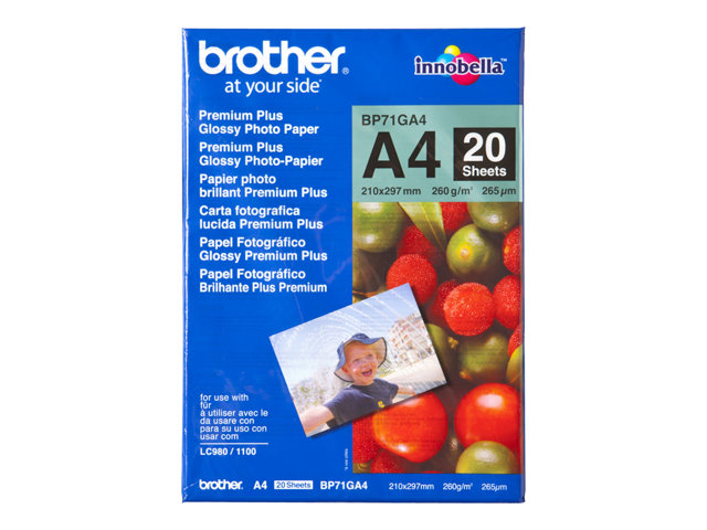BROTHER BP71GA4 photo paper A4 20BL
