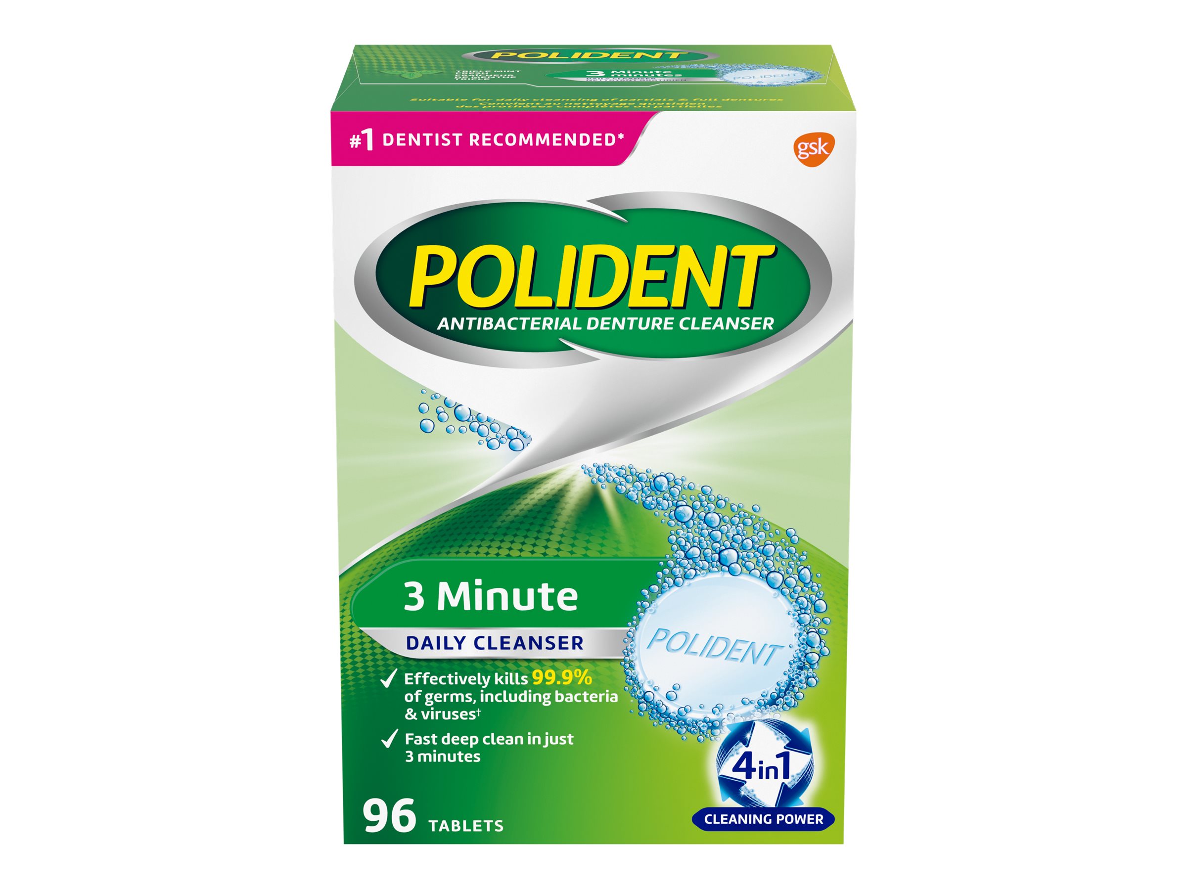 Polident 3-minute Daily Denture Cleanser