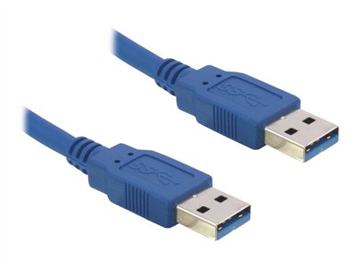 DELOCK USB3.0 Kabel A -> A St/St 1.50m blau - 82430