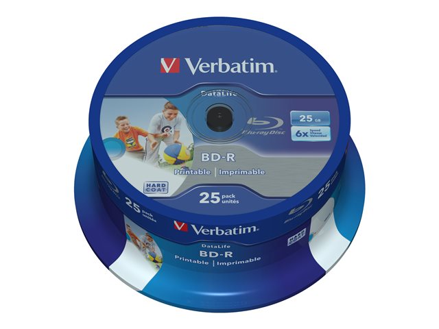 Verbatim DataLife - BD-R x 25 - 25 GB - storage media