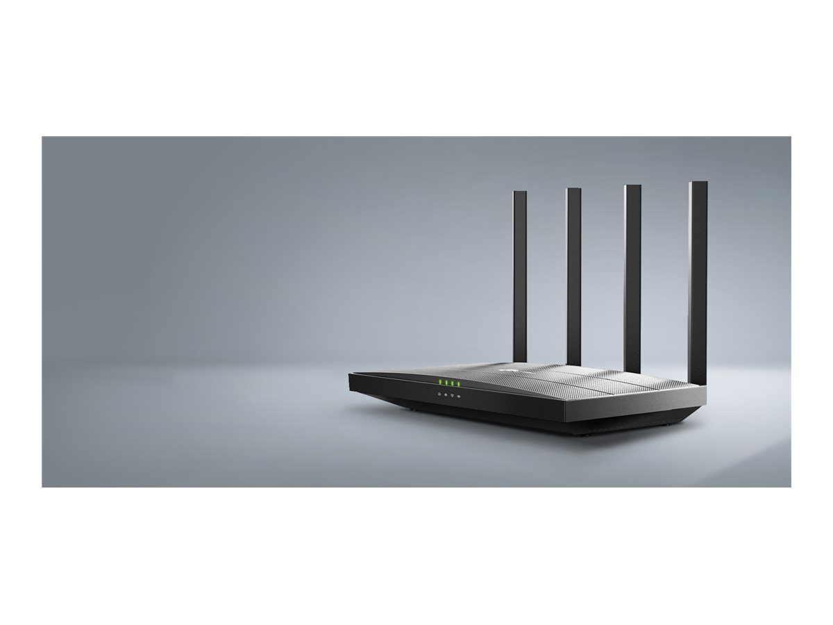 TP-Link Omada ER605W V1 wireless router Wi-Fi 6 desktop Product shot Front 79500