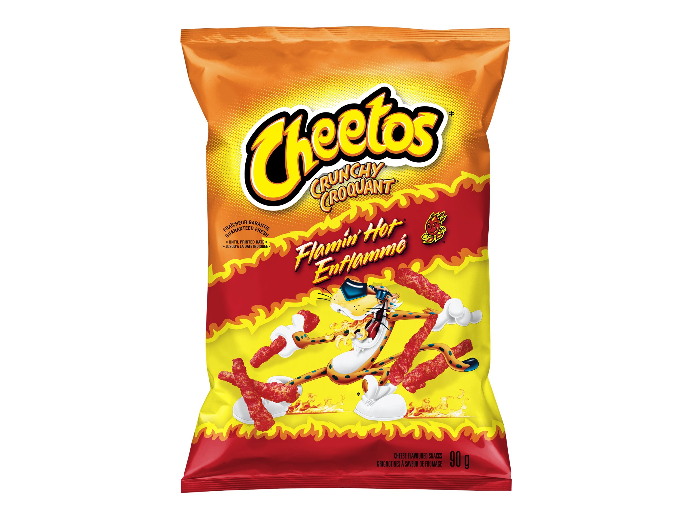 Cheetos Crunchy Flamin Hot Cheese Snack 90 G 