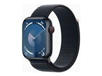 Apple Watch Series 9 (GPS + Cellular) - midnight aluminium - smart watch with sport loop - midnight - 64 GB