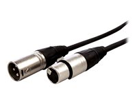 Comprehensive Standard Audio cable XLR3 female to XLR3 male 6 ft shielded mat