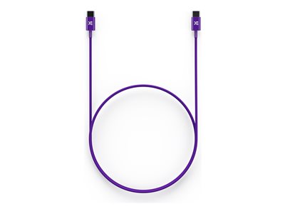 USB C Cable 3ft Purple