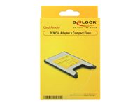 DeLOCK PCMCIA Card Reader for Compact Flash cards Kortlæser PC-kort