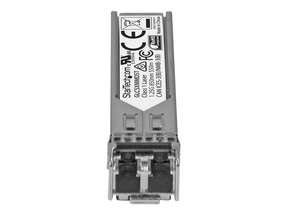 StarTech.com Cisco GLC-SX-MMD Compatible SFP Module, 1000BASE-SX, 1GbE Multimode Fiber MMF Optic Transceiver, 1GE Gigabit Ethernet SFP, LC 550m, 850nm, DDM, Cisco Firepower, ASR920, IE2000 - Lifetime Warranty (GLCSXMMDST) - Transceiver modul SFP (mini-GBIC) - 1GbE – foto 3