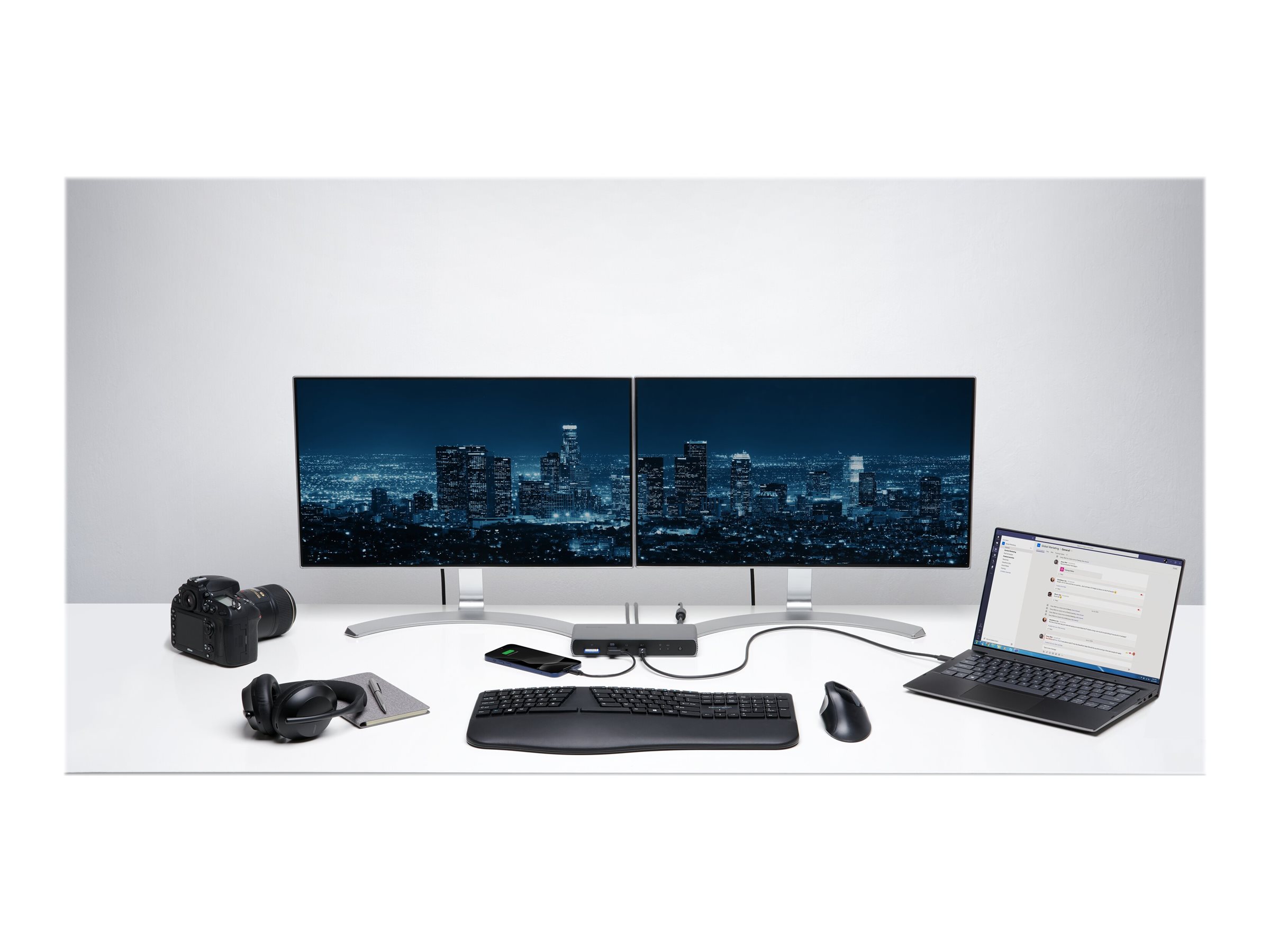 Kensington SD5700T docking station Thunderbolt 4 4 x Thunderbolt Product shot Back 79000