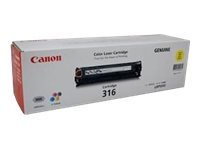 Canon CART316Y yellow original toner Product shot  74100