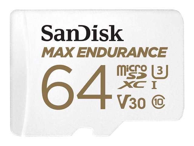 SANDISK 64GB MAX ENDURANCE microSDHC SDSQQVR-064G-GN6IA