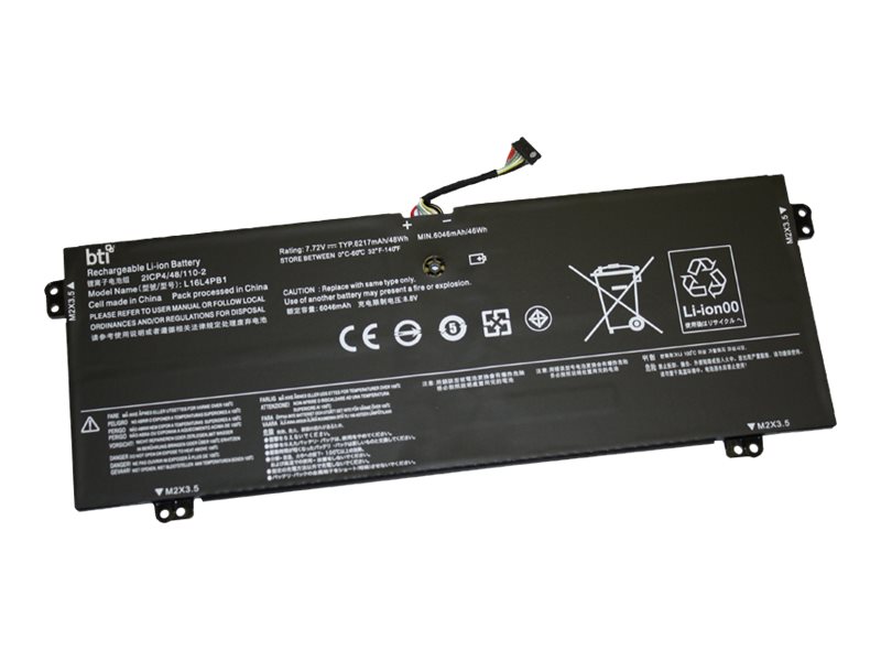 BTI - Notebook battery (equivalent to: Lenovo L16L4PB1)