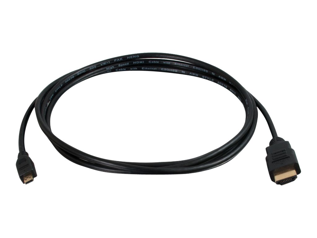 C2G 10ft High Speed HDMI to HDMI Micro Cable with Ethernet