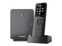 Yealink W77P Ledningsfri VoIP telefon Sort Klassisk grå