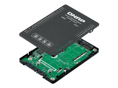 QNAP QDA-A2MAR Internal RAID enclosure 2.5INCH to 2 x M.2 RAID RAID 0, 1, JBOD SATA