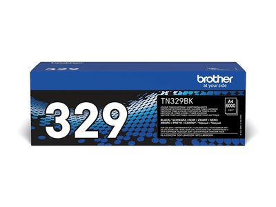 TN329BK - Black - original - toner cartridge - for