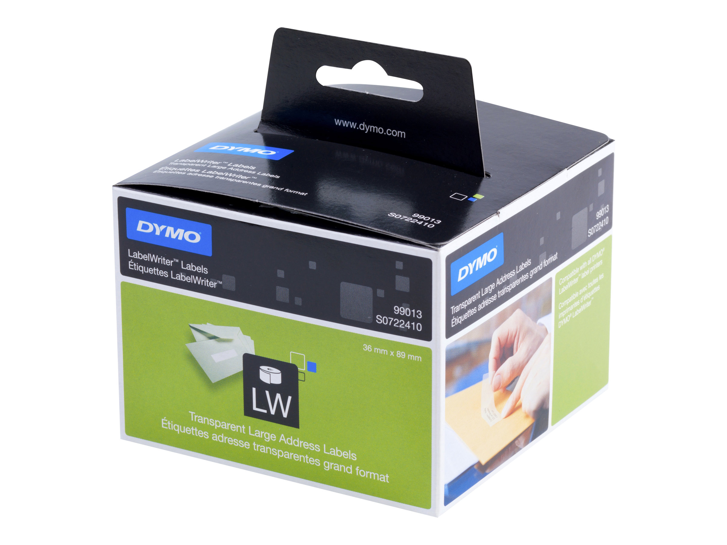 Dymo Labelwriter Address Labels 260 Labels 36 X 89 Mm