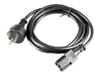 MicroConnect Strøm IEC 60320 C13 Sort 1.8m Strømkabel