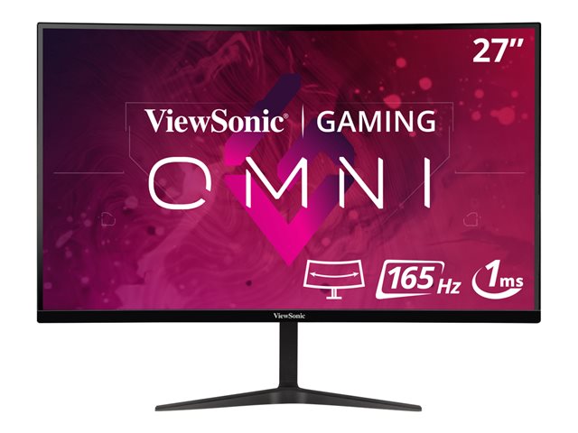 Viewsonic Vx2718 Pc Mhd Gaming Led Monitor Curved Full Hd 1080p 27