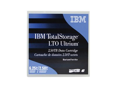 IBM TotalStorage 20 x LTO Ultrium 6 2.5 TB / 6.25 TB labeled