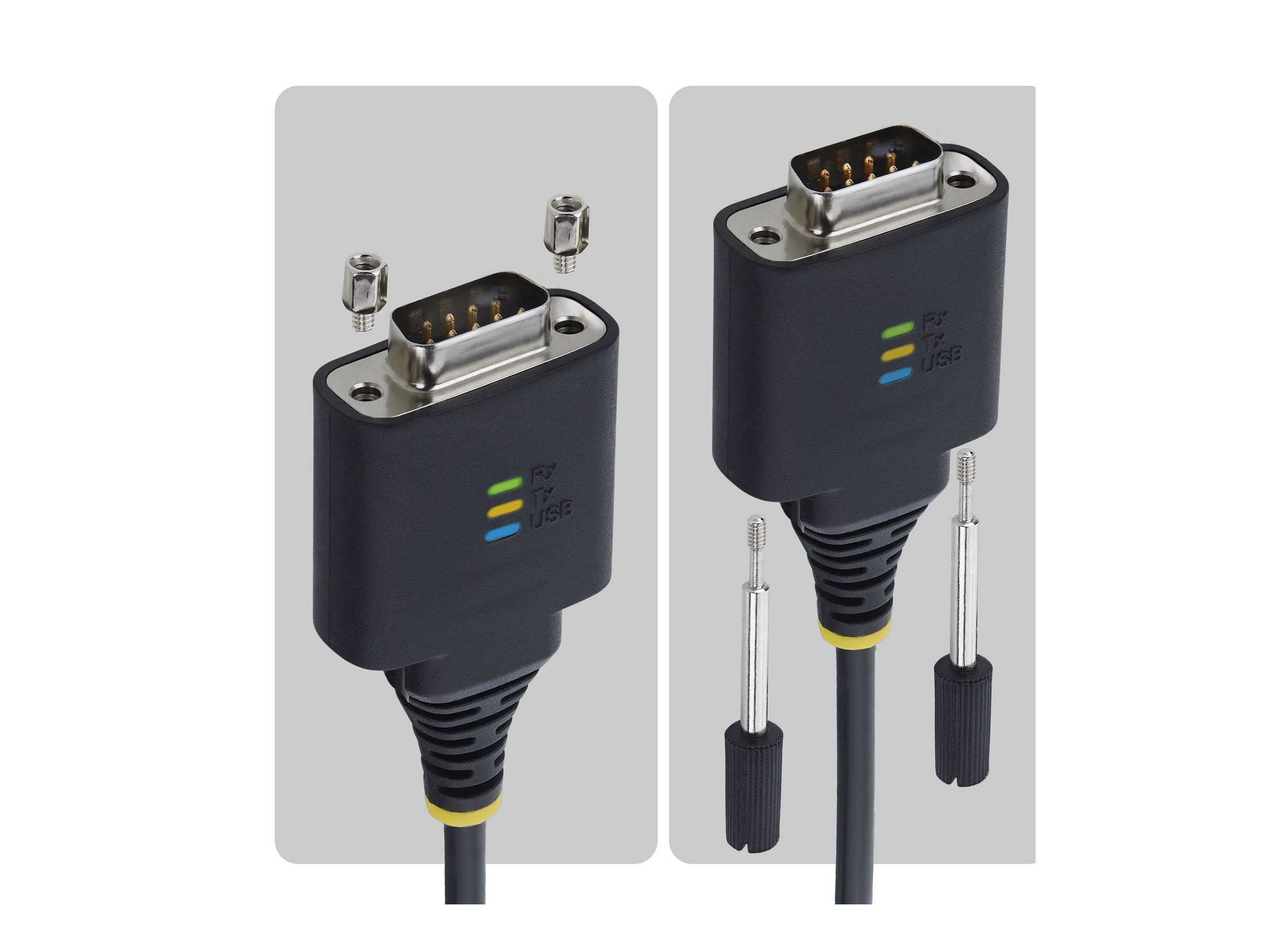 StarTech USB-C / serial cable USB-C to DB-9 2 Product shot Left-angle 79900