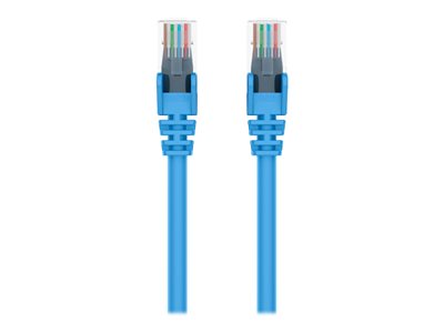 Belkin 25ft CAT5e Ethernet Patch Cable Snagless, RJ45, M/M, Blue