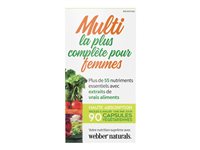 Webber Naturals Women's Most Complete Multi Vegetarian Capsules - 90's