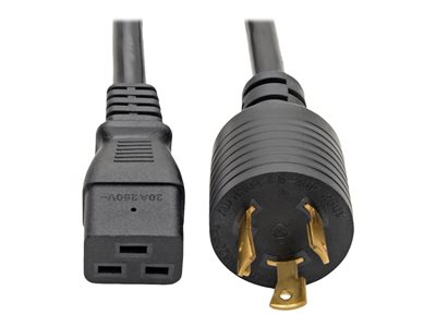 Tripp Lite 12ft Power Cord Extension Cable L6-20P to C19 for PDU/UPS Heavy Duty 20A 12 AWG 12'