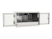 Tripp Lite 16-Port AC Charging Storage Station w/ Cart Options Chromebook Laptop White