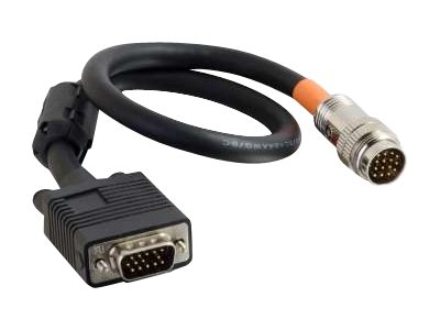 C2G RapidRun VGA (HD15) Flying Lead Video cable VGA HD-15 (VGA) male to MUVI connector male 