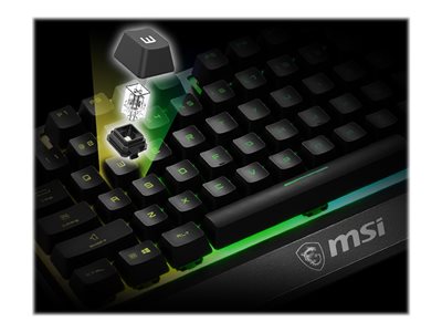 MSI Vigor GK-30 Gaming Keyboard, verkabelt