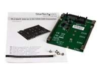 StarTech.com SAT32M225  StarTech.com Adaptateur M.2 SSD vers SATA 2,5 -  Carte Convertisseur SSD M2 vers SATA 2.5