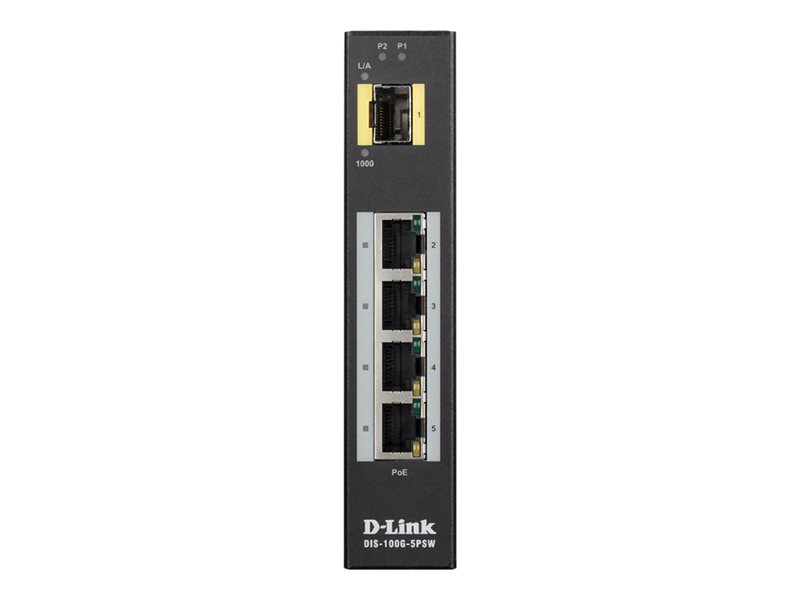 D-Link DIS 100G-5PSW - commutateur - 4 ports - non gr