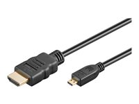 goobay HDMI han -> Mikro HDMI han 2 m Sort