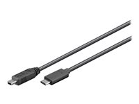 goobay USB 2.0 USB Type-C kabel 50cm Sort
