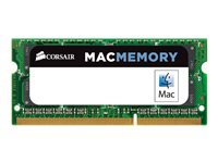 CORSAIR Mac Memory DDR3  4GB 1333MHz CL9  Ikke-ECC SO-DIMM  204-PIN