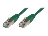 MicroConnect CAT 6 Kabel med folie og kobberfletning (FTP) 1.5m Netværkskabel Grøn