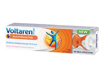 Voltaren Emulgel Back & Muscle Pain Topical Pain Relieving Gel - 120g