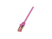 LogiLink PrimeLine CAT 6 SFTP, PiMF 50cm Patchkabel Pink