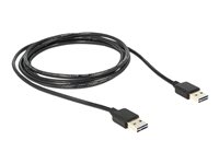DeLOCK USB 2.0 USB-kabel 2m Sort